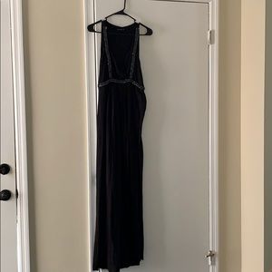 Beaded detail long dress